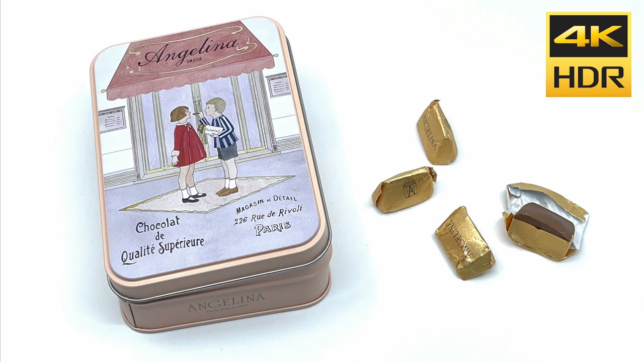 Angelina Giandujas Chocolat de Qualité Supérieure 100g