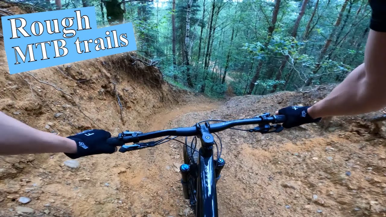 These trails are so rough that hypersmooth was struggling