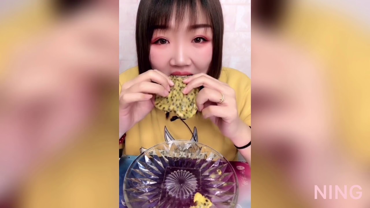 PASSION FRUIT ICE*18 | ICE EATING ASMR