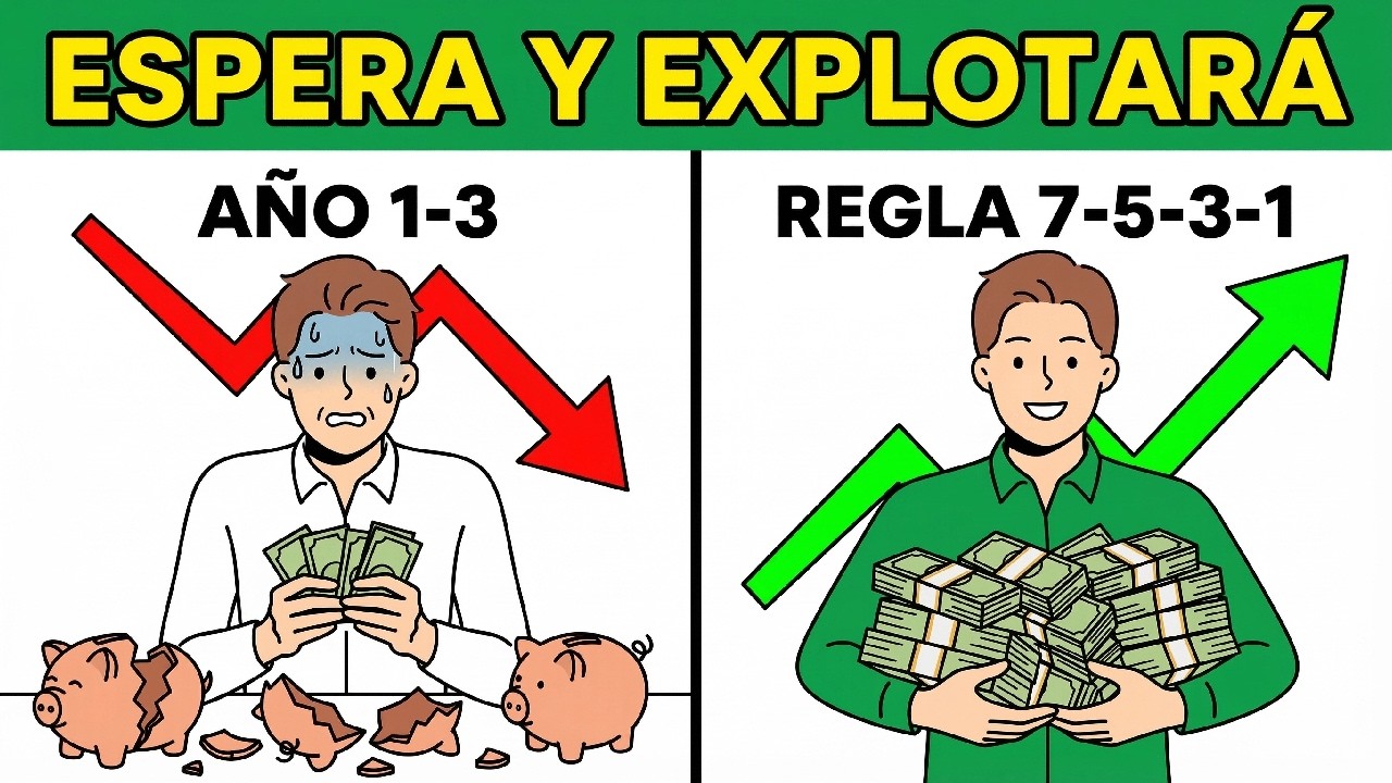 Esta es la razón por la que la capitalización parece lenta hasta que entra en vigor la regla 7-5-3-1