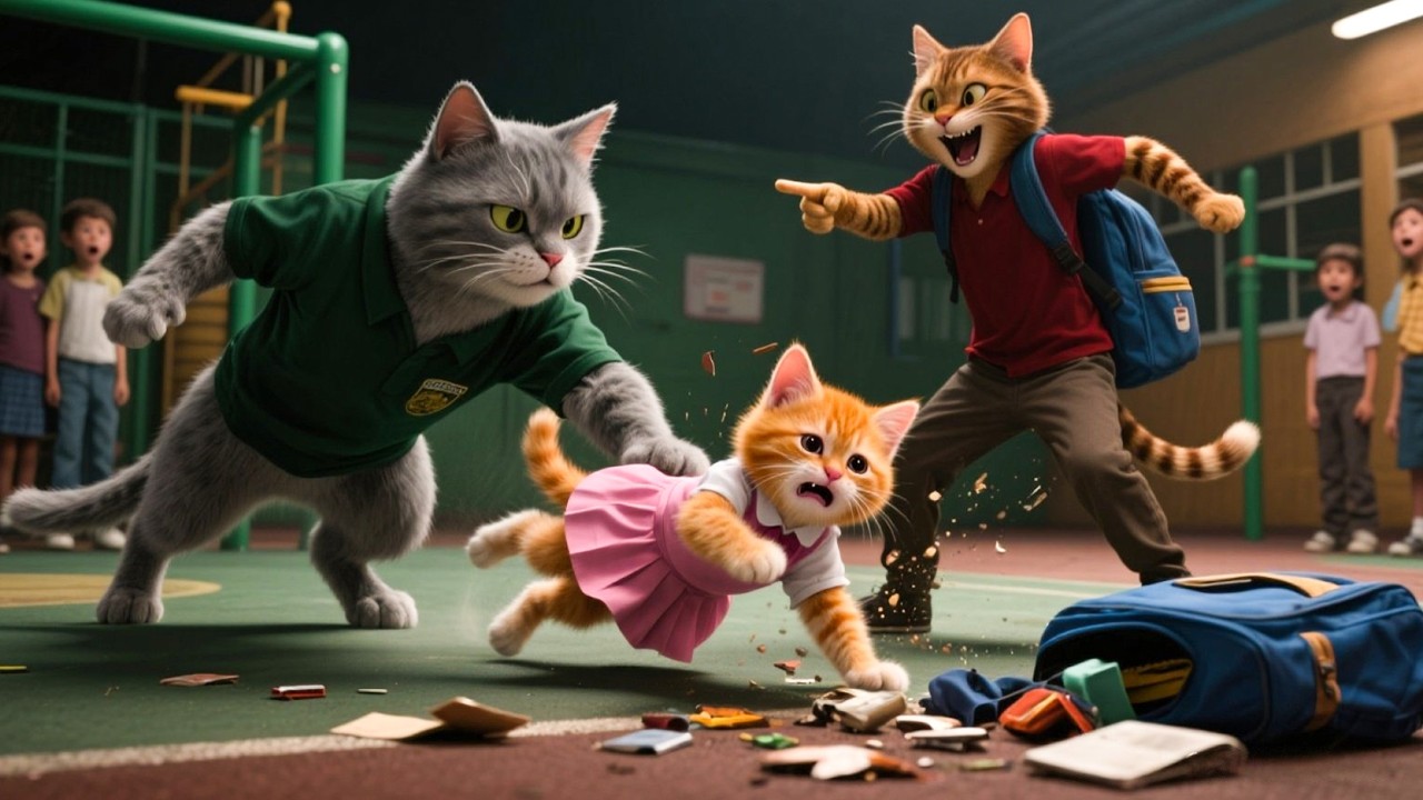 🐾 Ginger Kitten Gets Bullied At School Mama Cat Finally Finds Out 💔💪