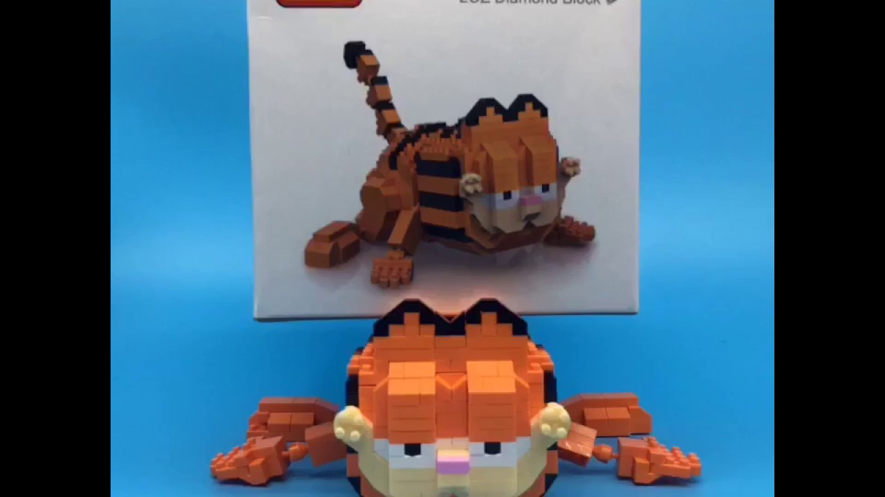LOZ nano block Garfield the Cat ,not lego brick