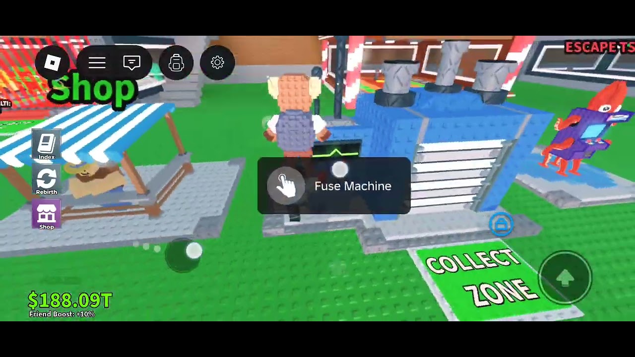 Steal a brainrot(Fuse machine)