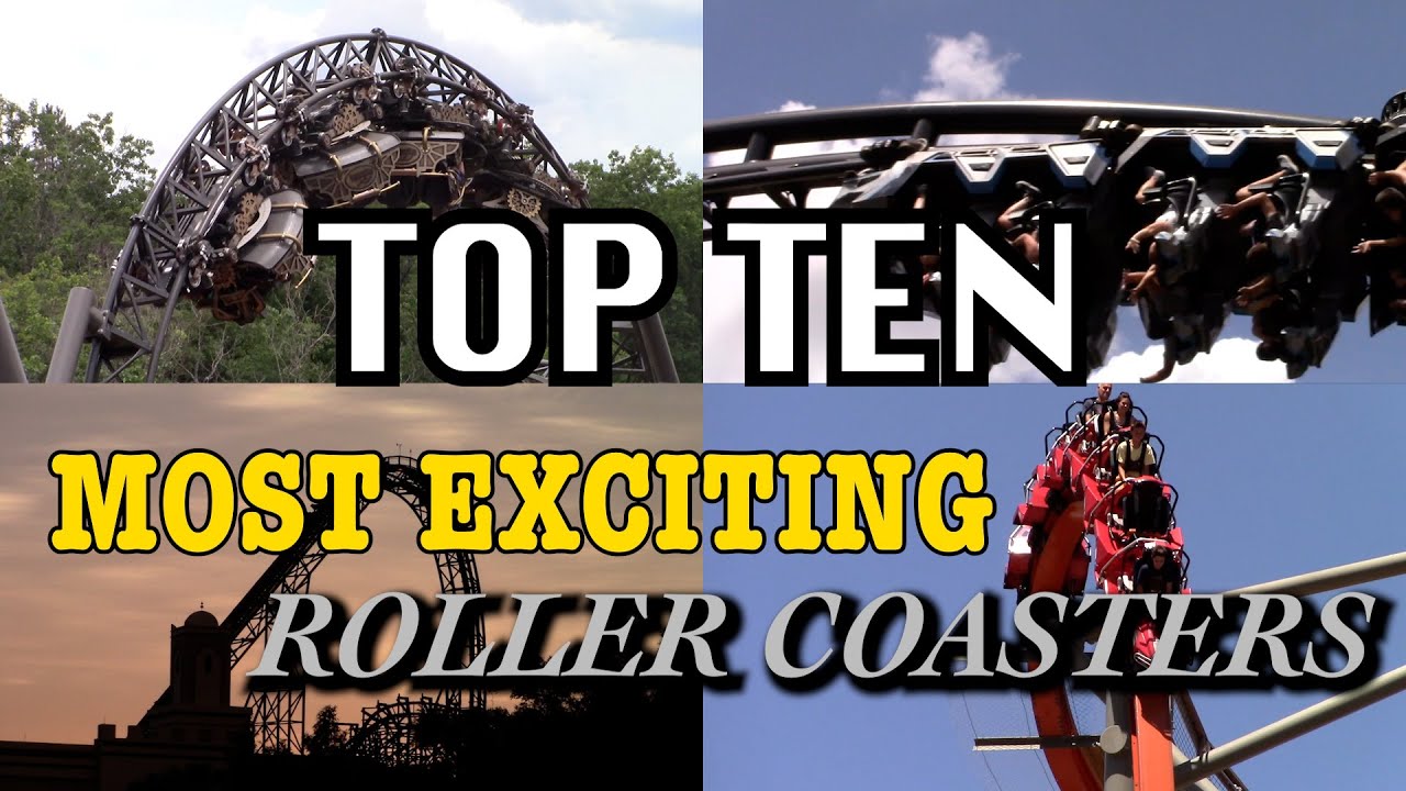 Top 10 MOST EXCITING Roller Coaster Models!