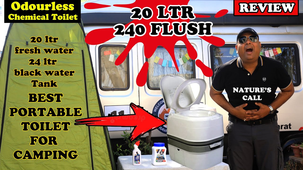 PORTABLE TOILET FOR CAR CAMPING, FEMALES, TRAVELERS, CAMPER VANS, MOTORHOMES, RV'S | TRAVEL HACKS |