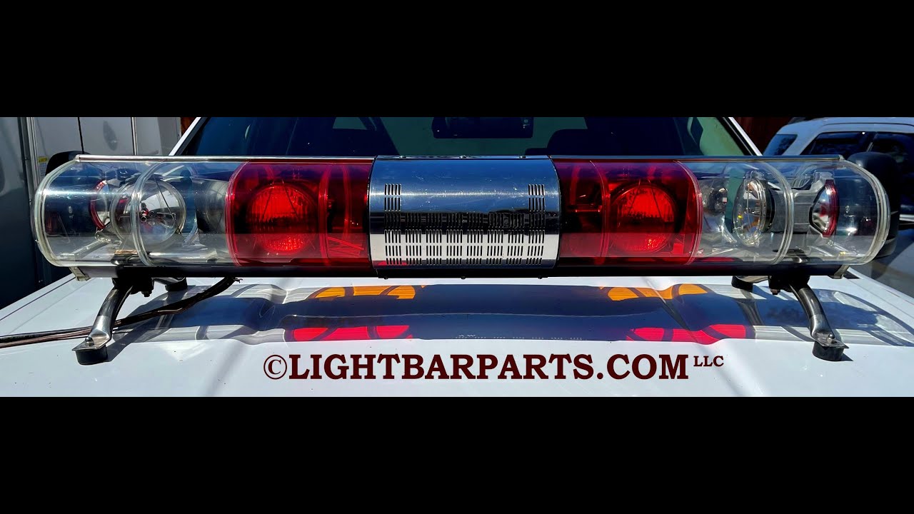 Classic Federal Signal NYPD Aerodynic Model 24RMVF-2Z - SOLD - Lightbarparts.com