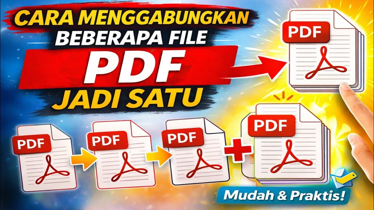 Cara Menggabungkan Beberapa file Pdf menjadi Satu