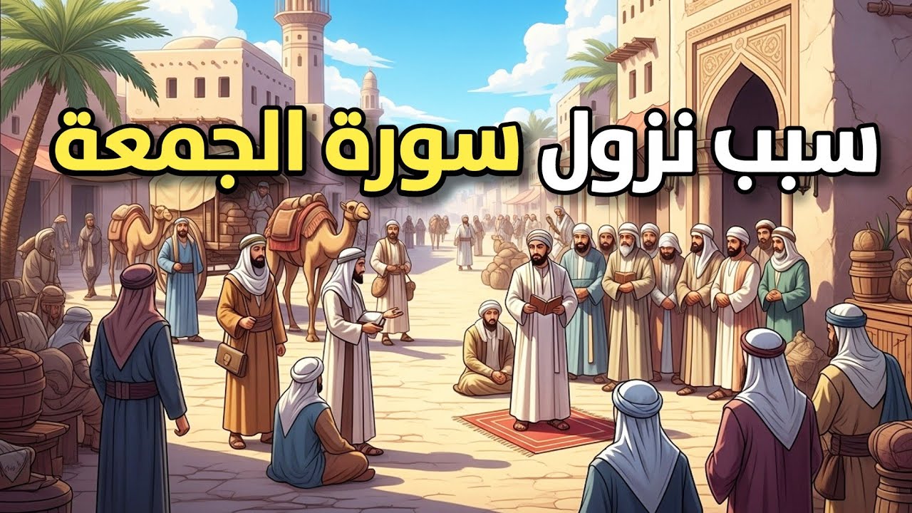 سبب نزول سورة الجمعة | القصة التي ترك فيها الصحابة خطبة النبي ﷺ