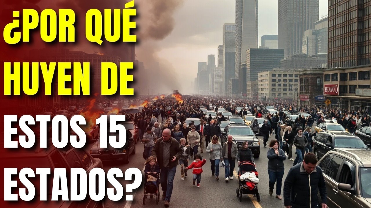 🚨Los 15 Estados Que TODOS Están ABANDONANDO en Estados Unidos