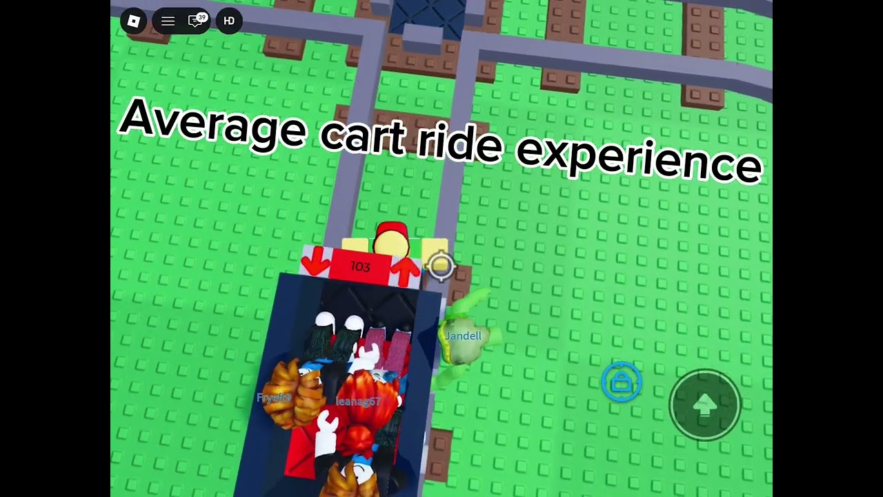 Average cart ride experience 