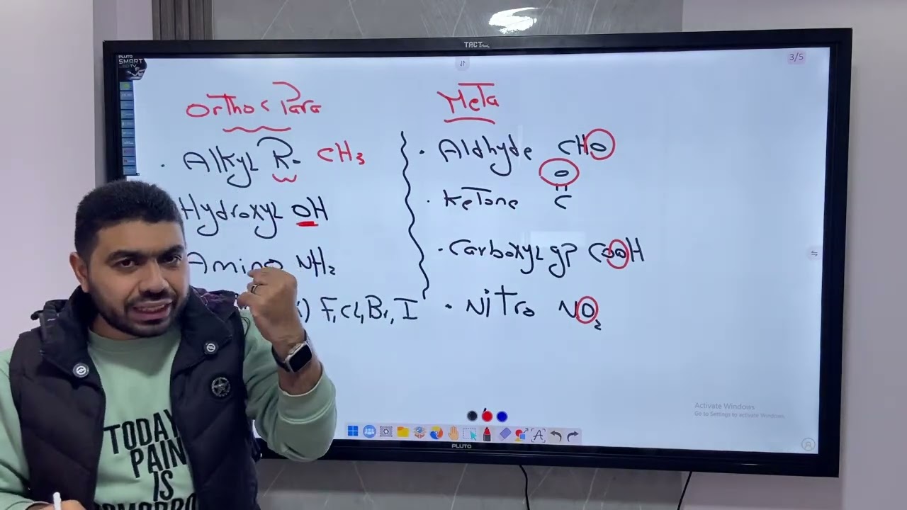 Senior..3 ..Organic chemistry..H.w Lesson 6.cyclo alkane .❤💥✍ملخص وحل المحاضره السادسه ..سجل كل كلمه