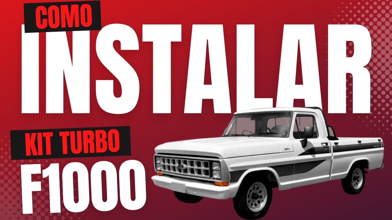 COMO INSTALAR KIT TURBO NA F1000
