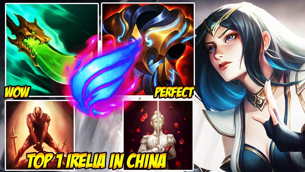 WILD RIFT CHINA TOP 1 IRELIA -THE FASTEST IRELIA PLAYER! INSANE DAMAGE
