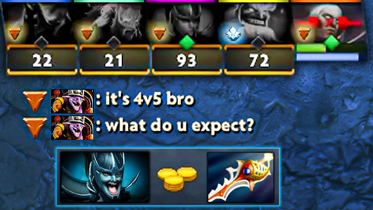 IT'S 4V5 GAME BUT YOU ARE THE 7.36 PHANTOM ASSASSIN