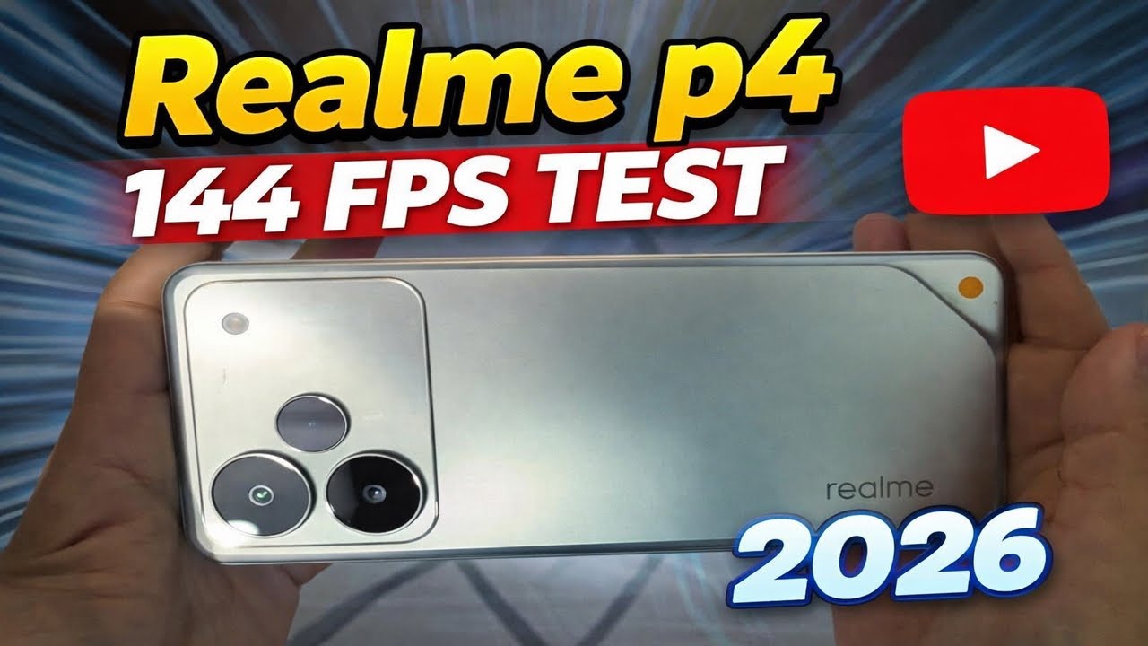 Тест Realme P4 BGBM 144 FPS 2026😱🔥 | Тест Realme P4 PUBG 144 FPS 2026