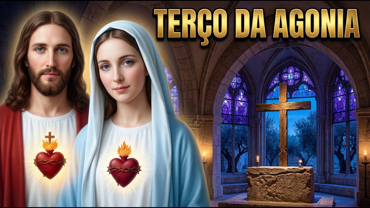 🌿 TERÇO DIÁRIO: Força na Agonia com Jesus e Maria 🙏