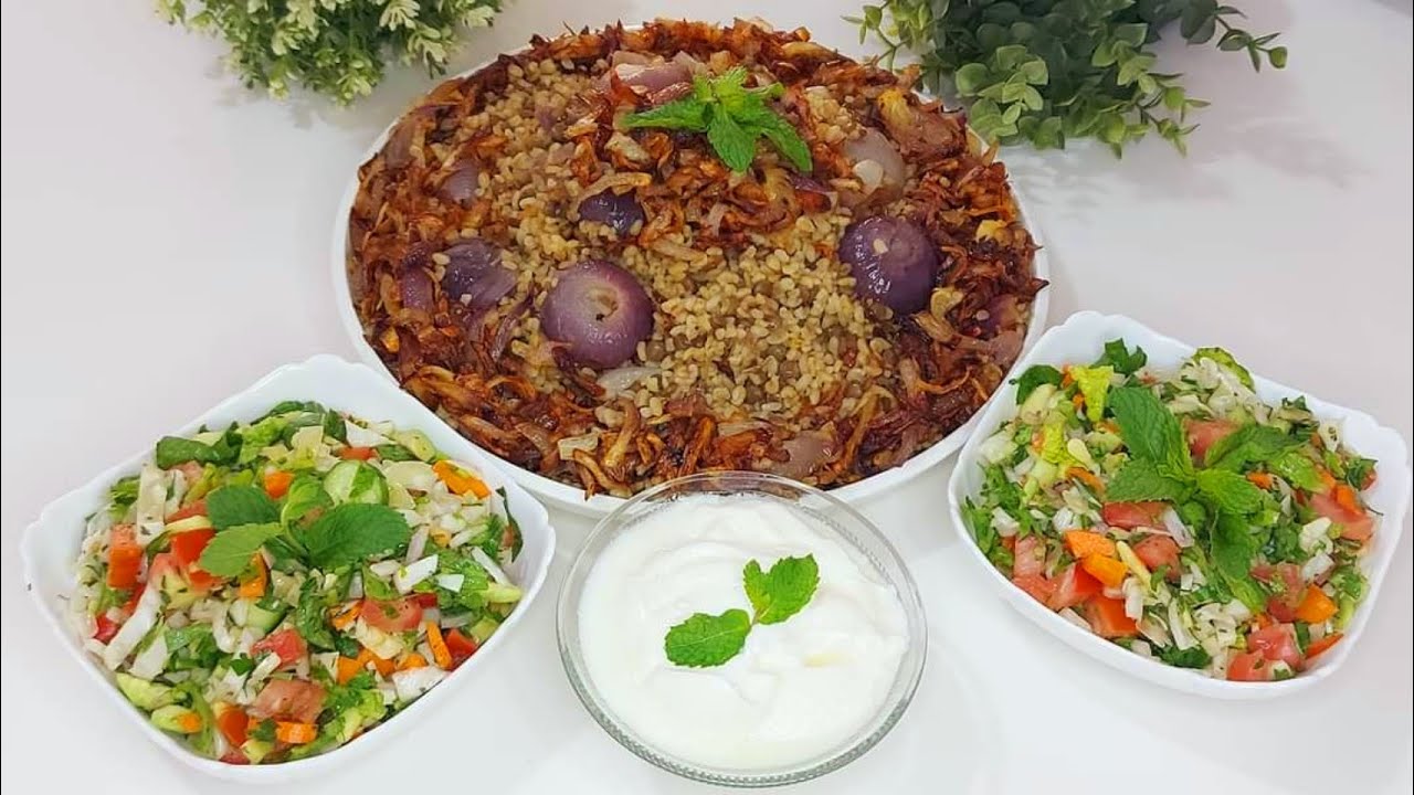 كشري- مجدرة البرغل مجدره سورية