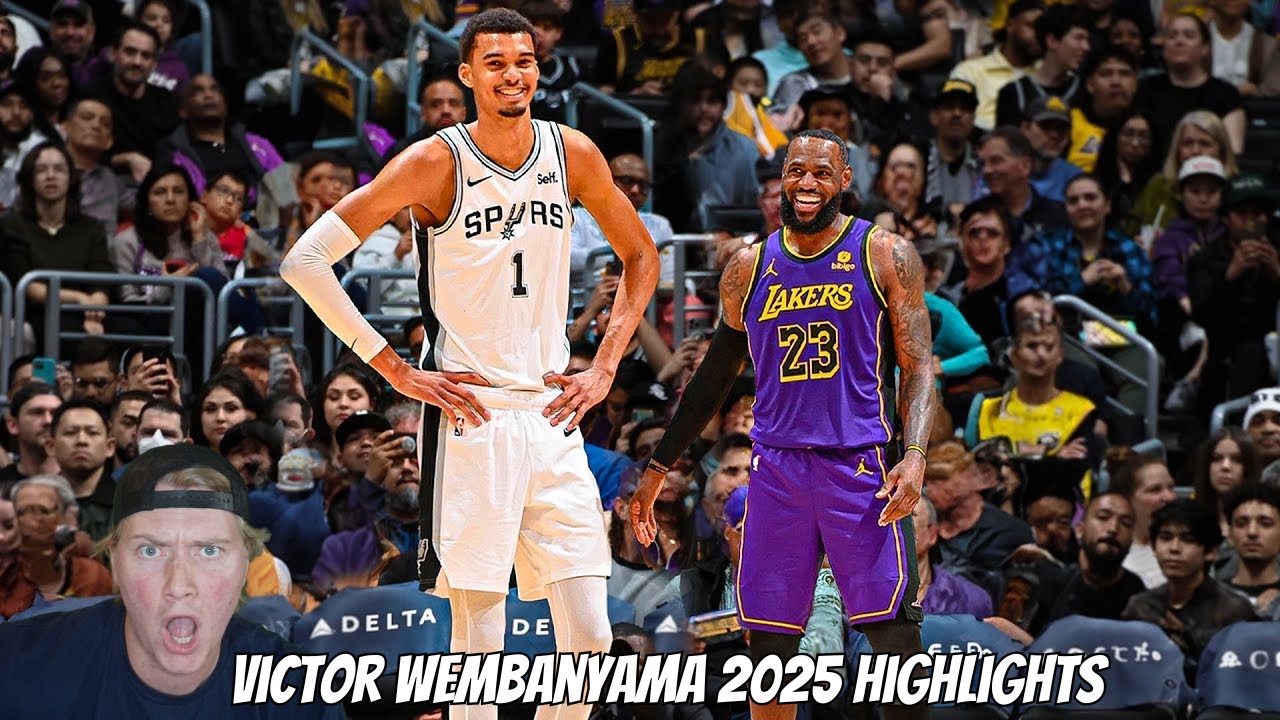 Reaction to Victor Wembanyama Is Making Everyone Look SMALL 😳 2025 Highlights