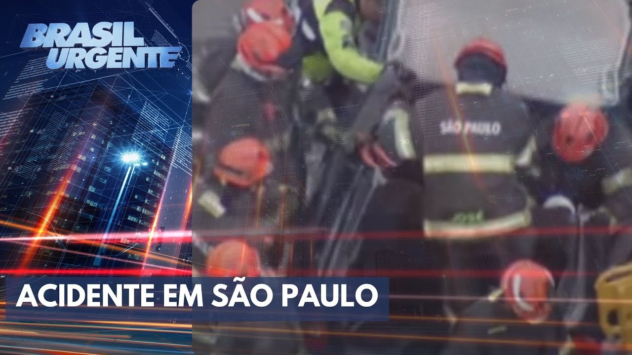 V&iacute;tima fica presa nas ferragens em acidente em SP