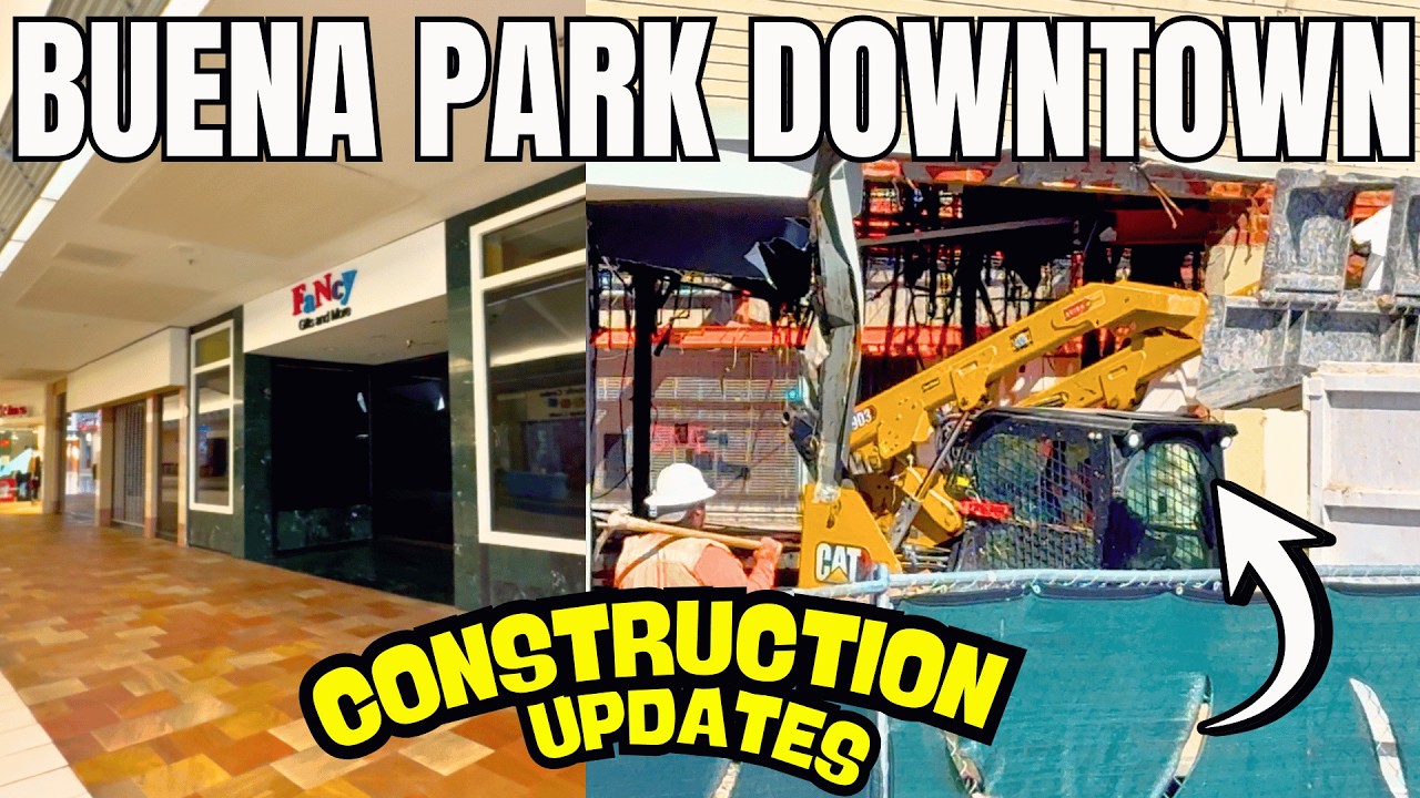 Exploring an Abandoned Buena Park Mall 🤯 | Construction Updates | Buena Park, CA