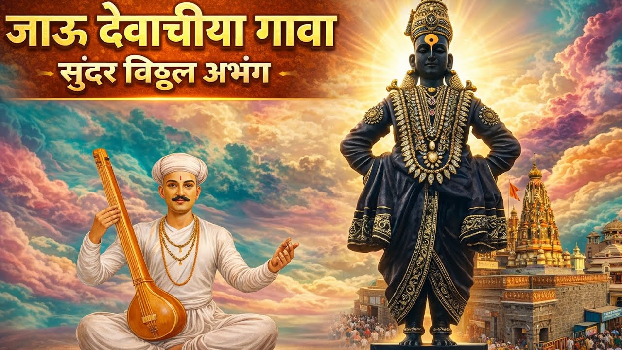 जाऊ देवाची या गावा | सुंदर विठ्ठल भक्तिगीत | मनाला शांत करणारे 