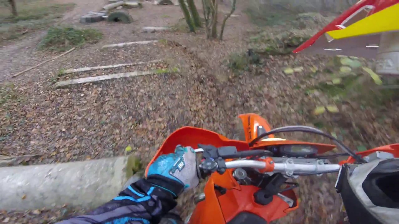 KTM EXC 250 2 stroke training GoPro