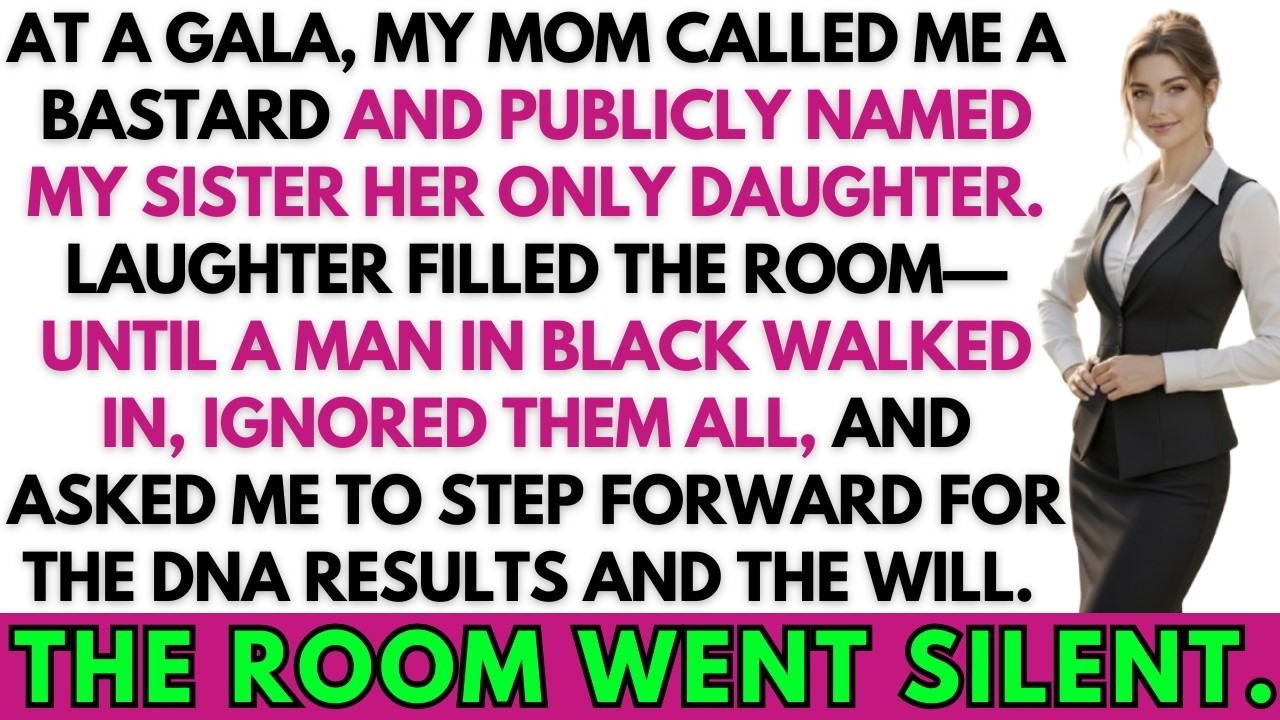 My Mom Called Me A Bastard And Named My Sister Her Only Daughter—Then A Man In Black Walked In…