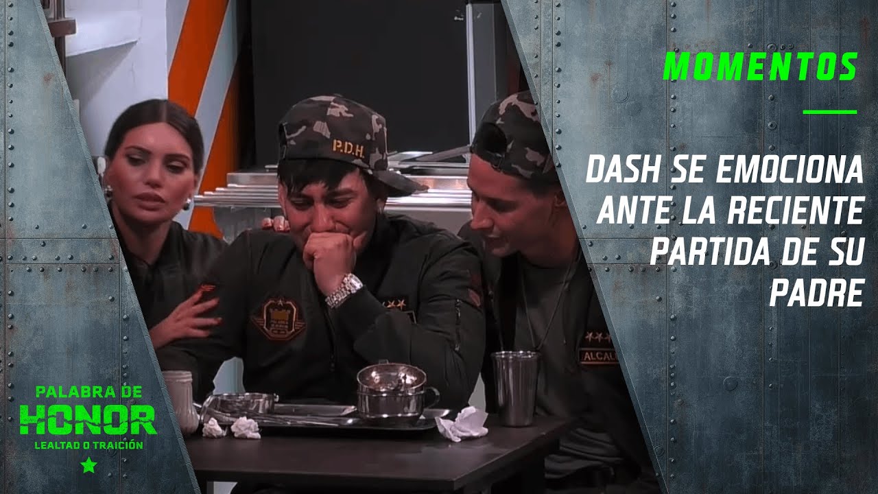 Dash llora por el reciente fallecimiento de su padre | Palabra de Honor | Canal 13