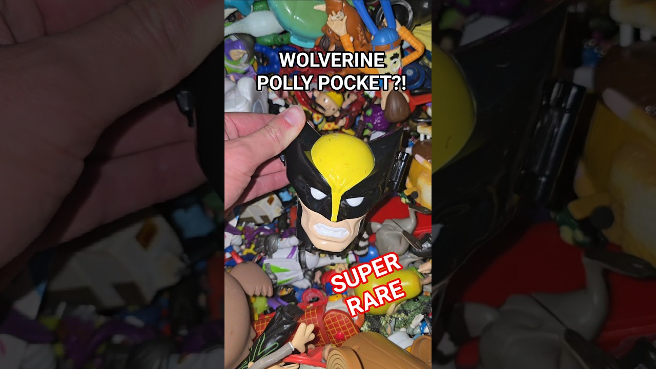 WOLVERINE x POLLY POCKET ?!?! WHAT #pollypocket #marvel #wolverine #nostalgia