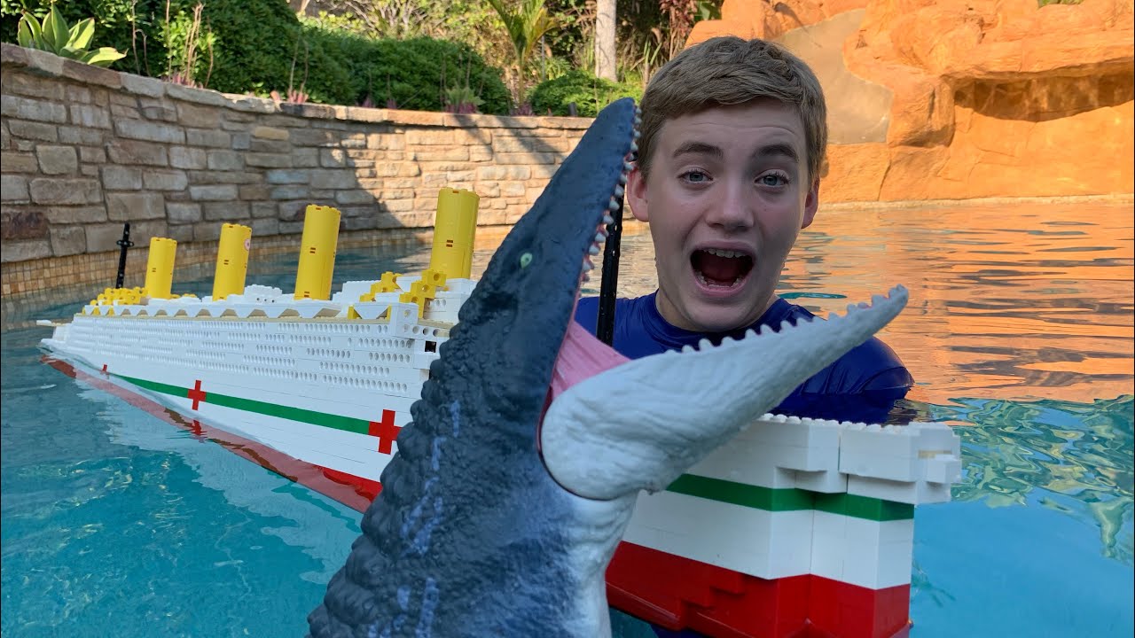 Larry Life Britannic Dinosaur Attack!