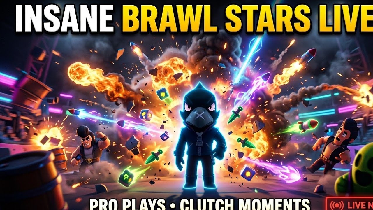 “Playing Brawl Stars LIVE – Let’s Push Trophies!” SUBSCRIBE!!