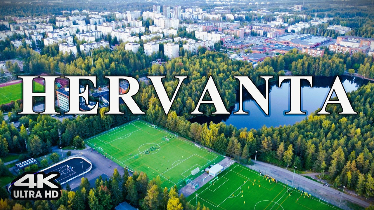 Hervanta - Tampere, Finland 🇫🇮 | Drone footage in 4K
