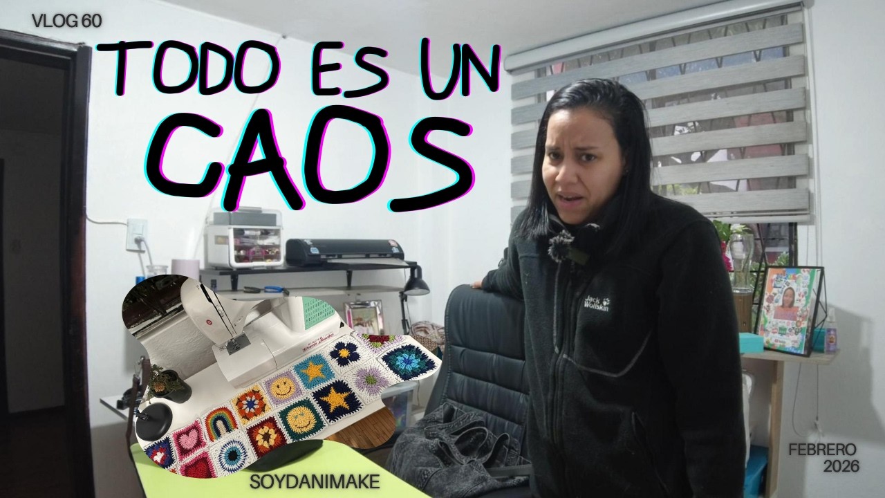 La creatividad volvió, todo está fuera de control y no deja de llover | Vlog real con crochet