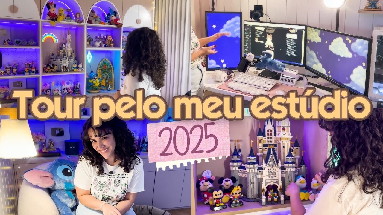 Tour atualizado pelo meu estúdio!