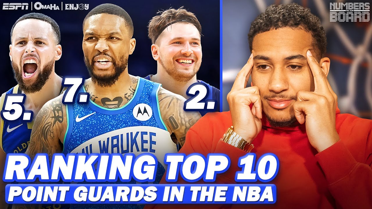 Ranking Top 10 Point Guards In The NBA | Numbers On The Board