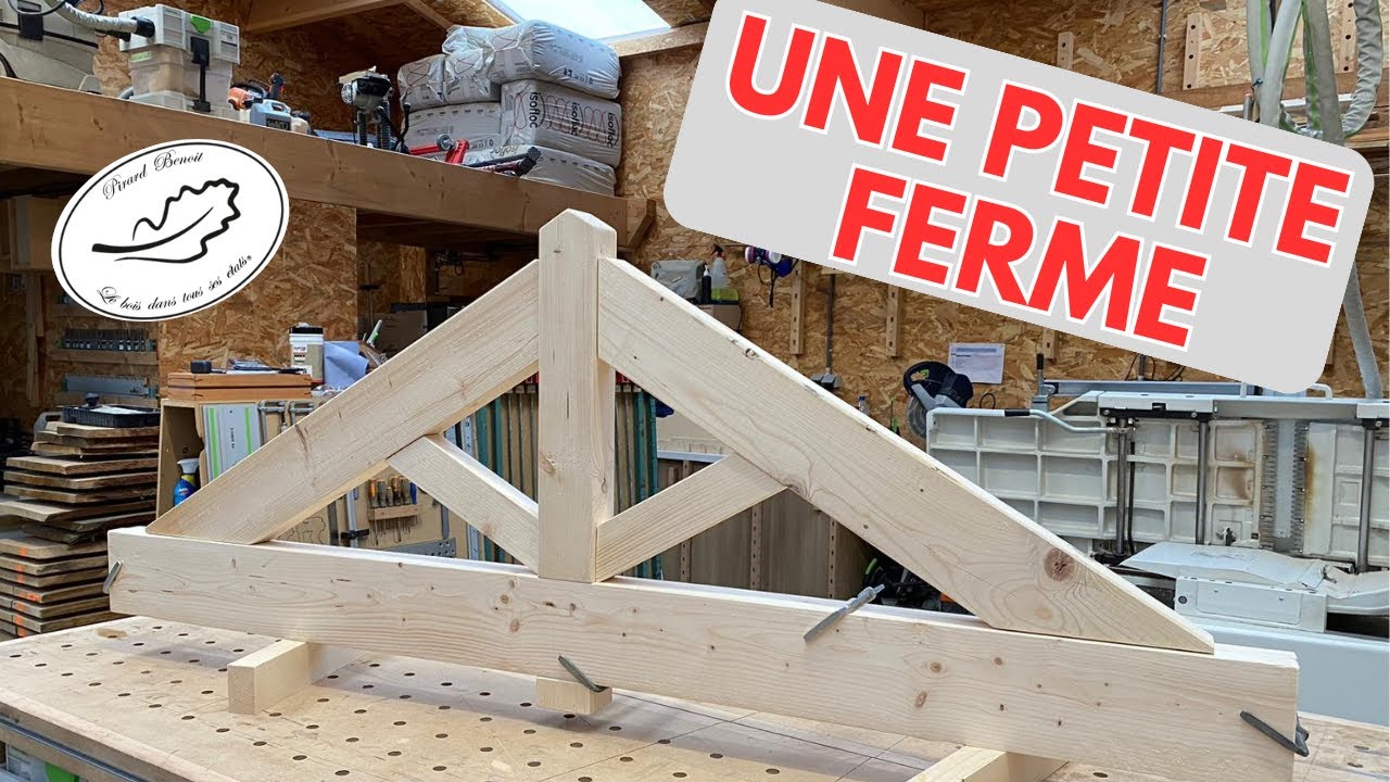 Fabrication d'une petite ferme de charpente