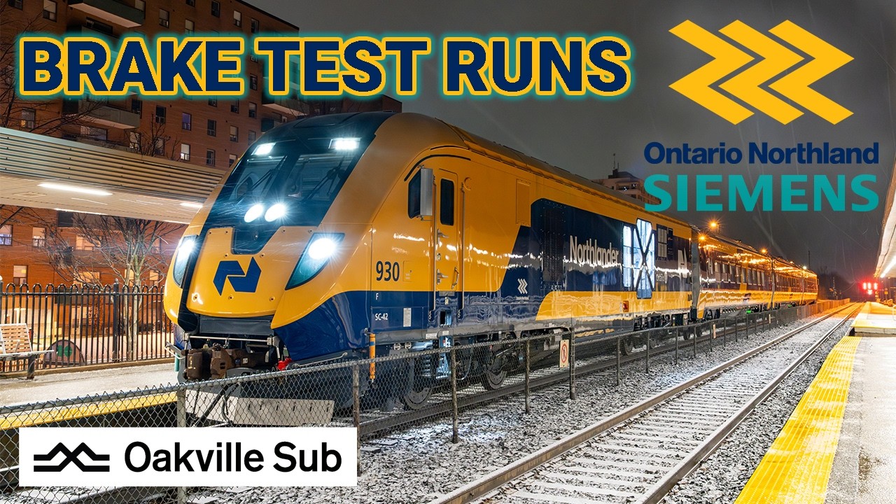 Ontario Northland Siemens Charger Brake Test Runs
