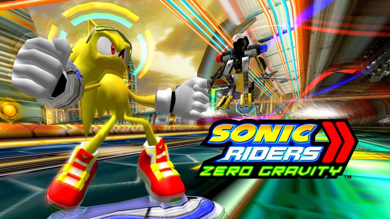 Sonic Riders Zero Gravity - Megalo Station - Super Sonic 4K 60 FPS