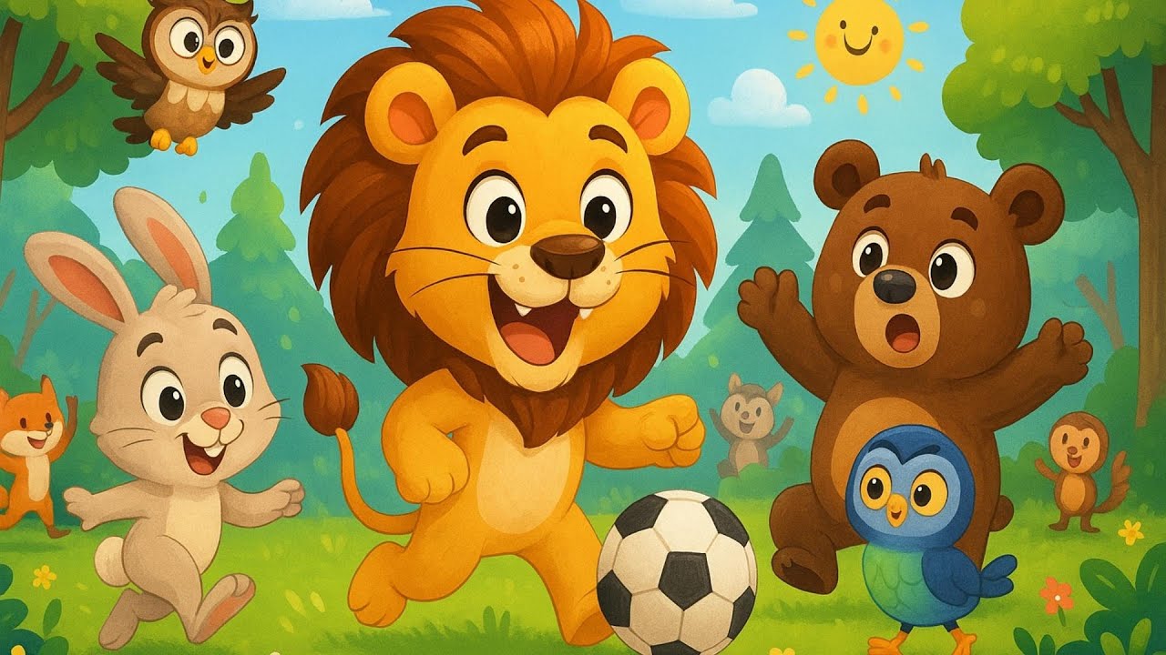 Tor, Tor! – Fußballlied für Kinder mit Tieren 🦊🐻⚽ | Kinderlieder und Spaß