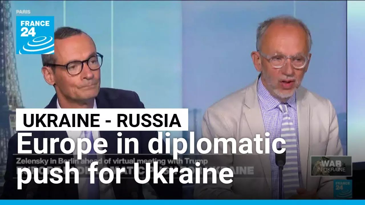 Europe in diplomatic push for Ukraine as Zelensky arrives in Berlin &bull; FRANCE 24 English