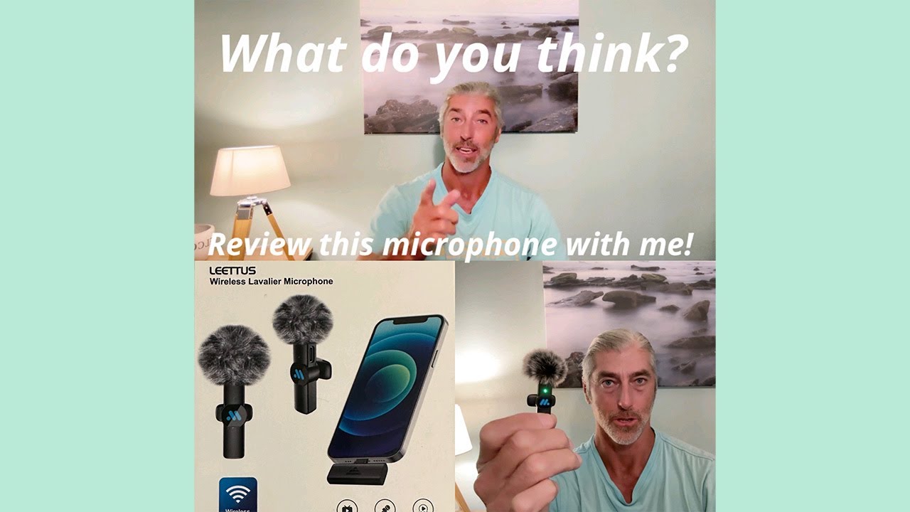 LEETTUS Wireless Lavalier Microphone Kit - Unboxing and Review.