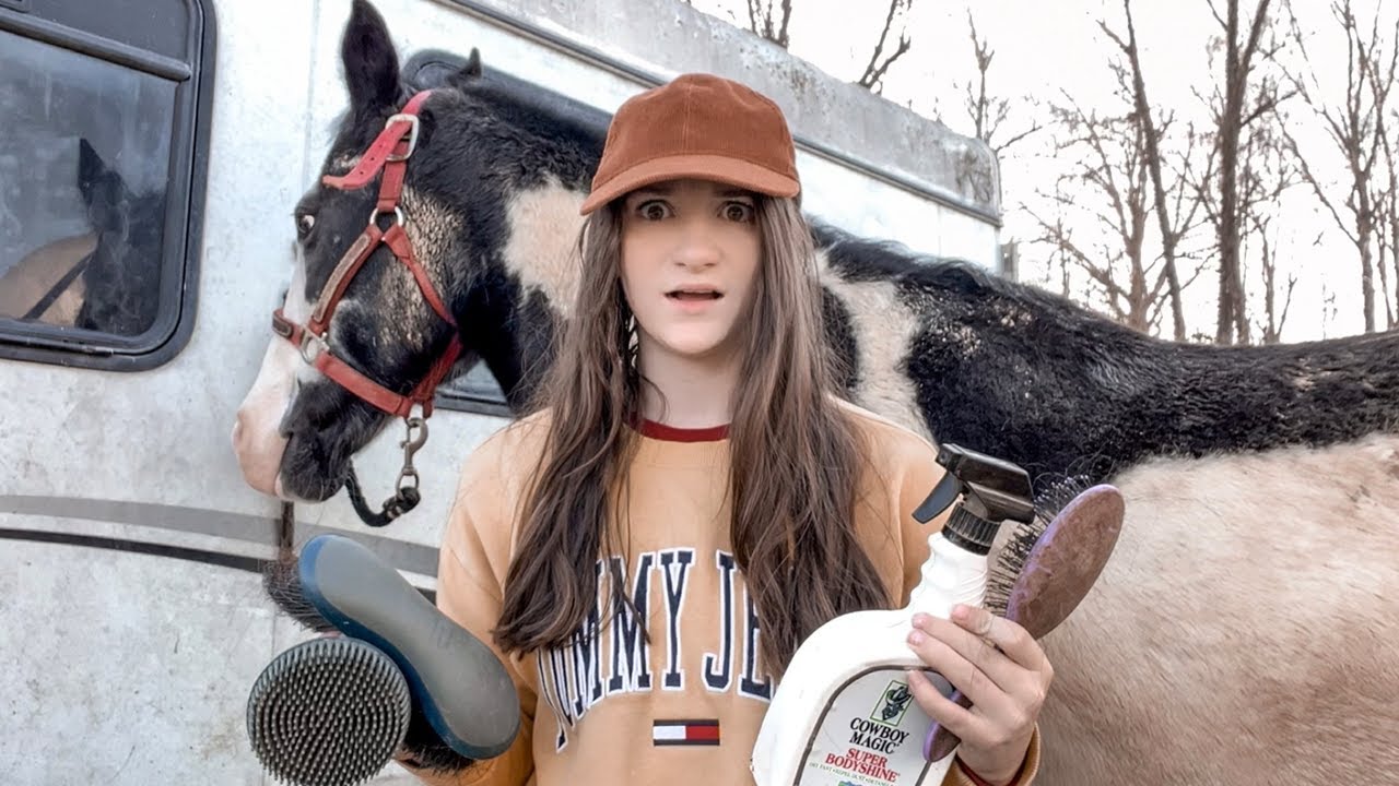 Grooming The World's MUDDIEST Horse!
