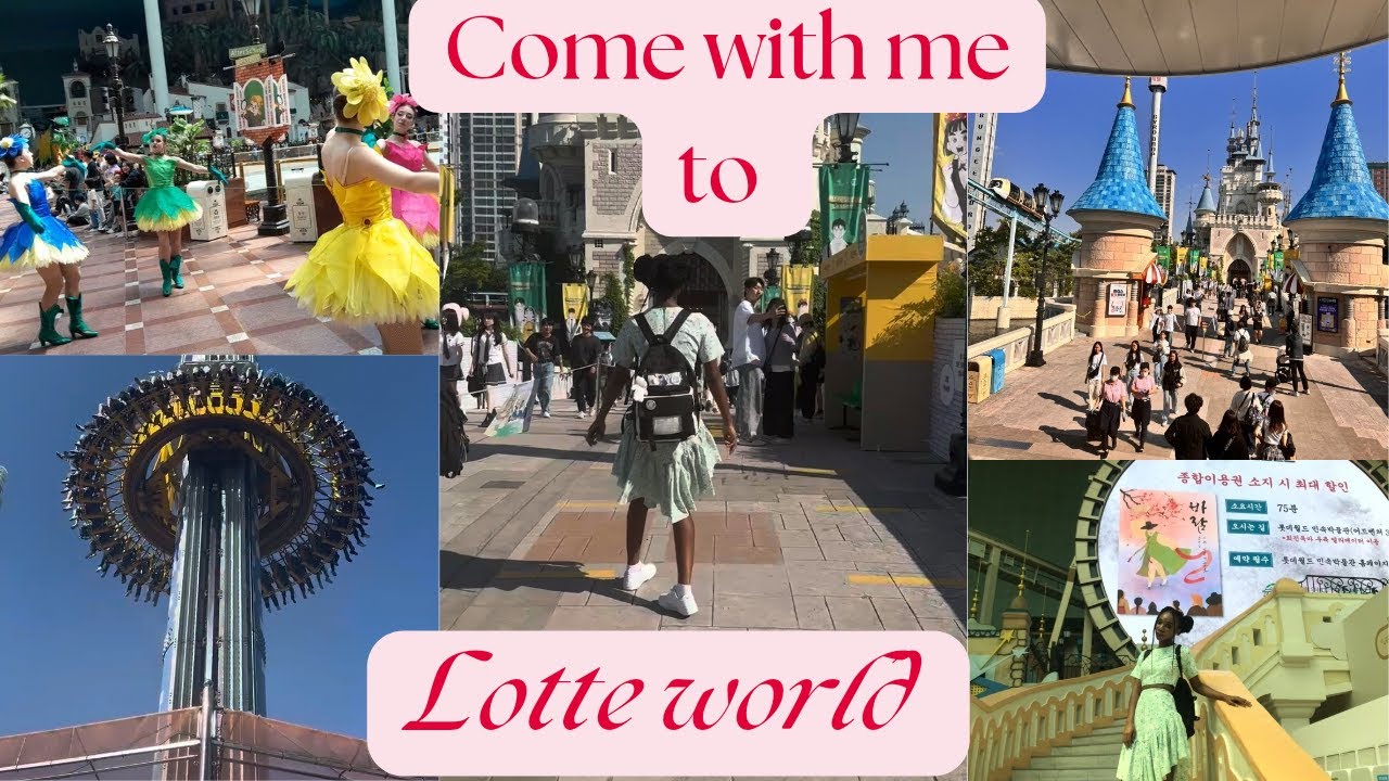 Come with me to lotte world in south korea