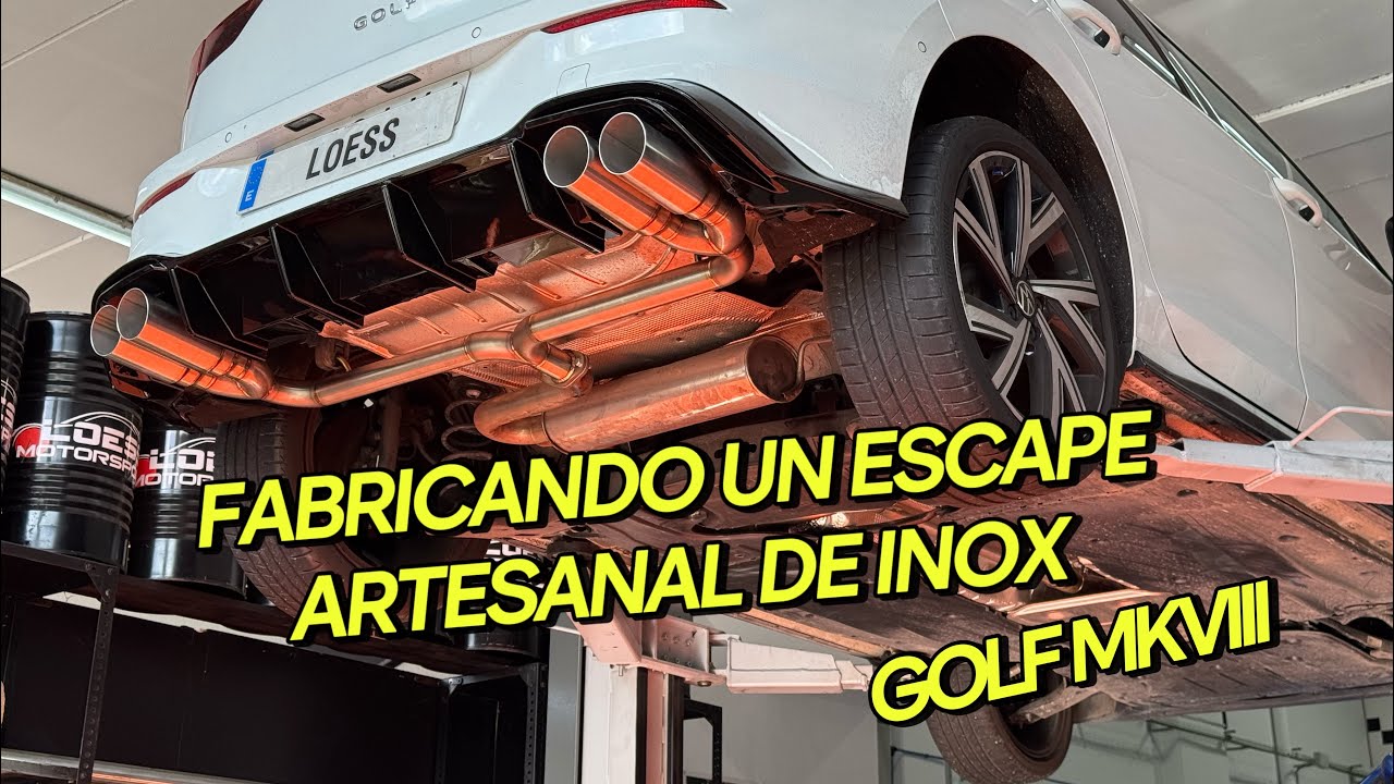 As&iacute; FABRICO un ESCAPE ARTESANAL en ACERO INOXIDABLE 100% y SOLDADO a TIG!