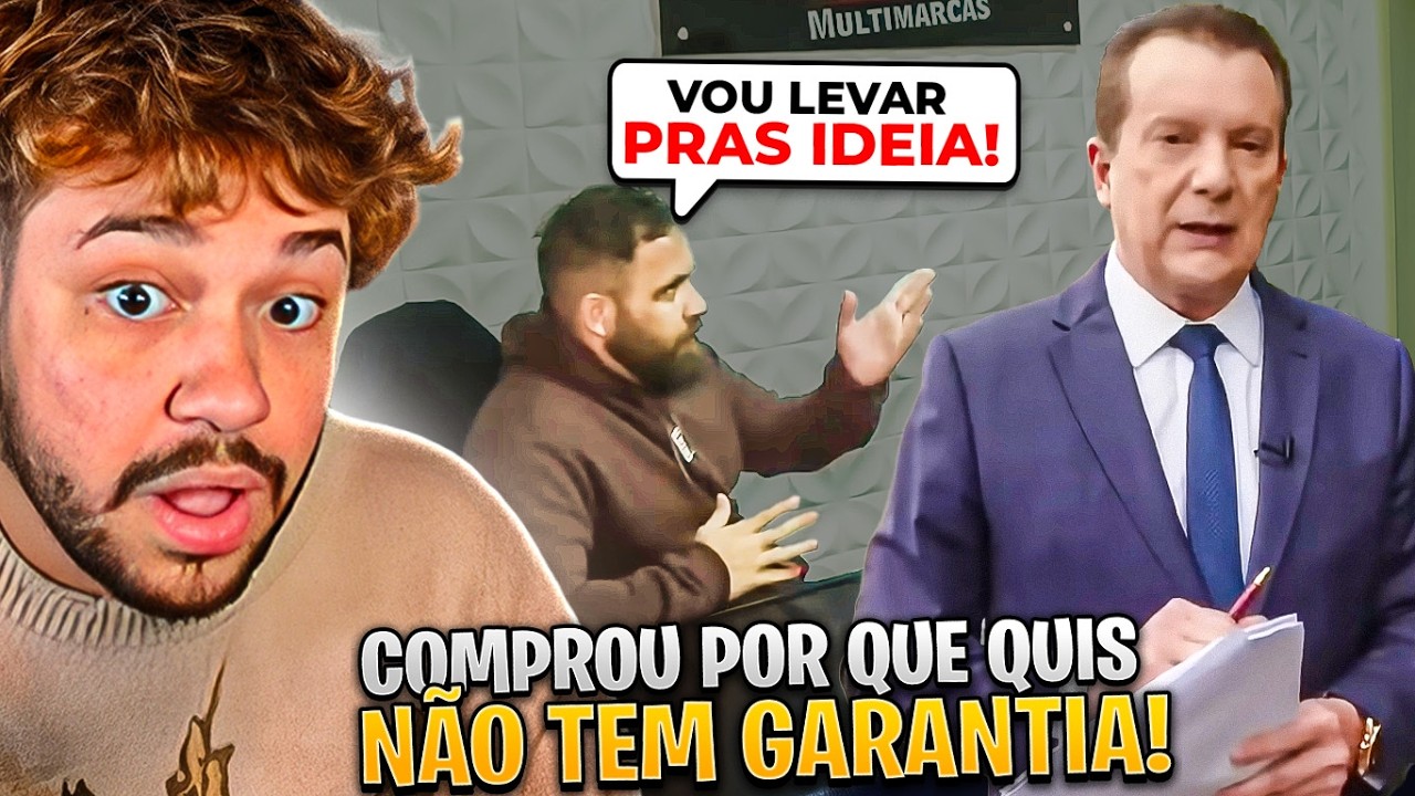 A LOJA SE RECUSOU A CONSERTAR CARRO COM DEFEITO! -  React Celso Russomanno