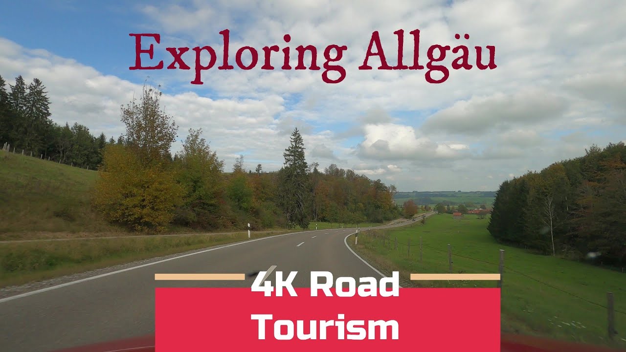 Driving Germany: Dietmannsried (A7) - Kaufbeuren - 4K drive through beautiful Allg&auml;u