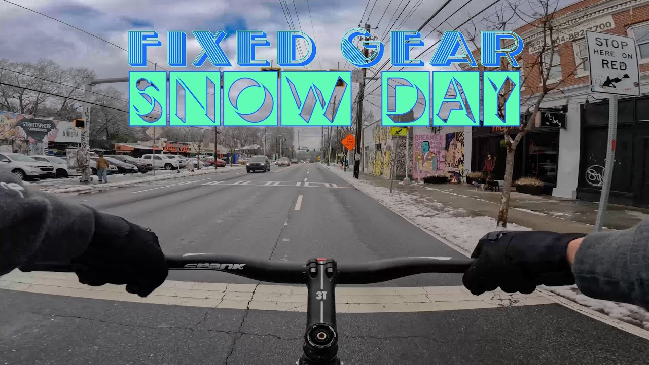 Fixed Gear - Snow Day Atlanta