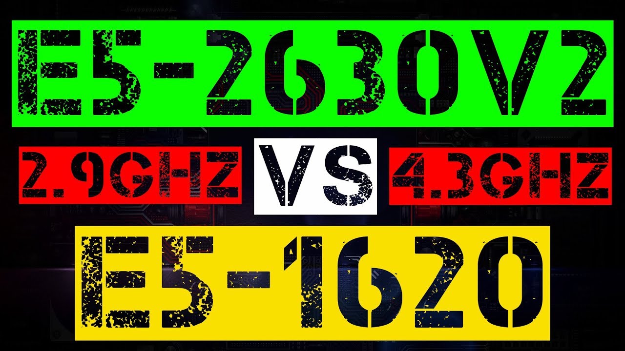 XEON E5-2630 V2 VS E5-1620