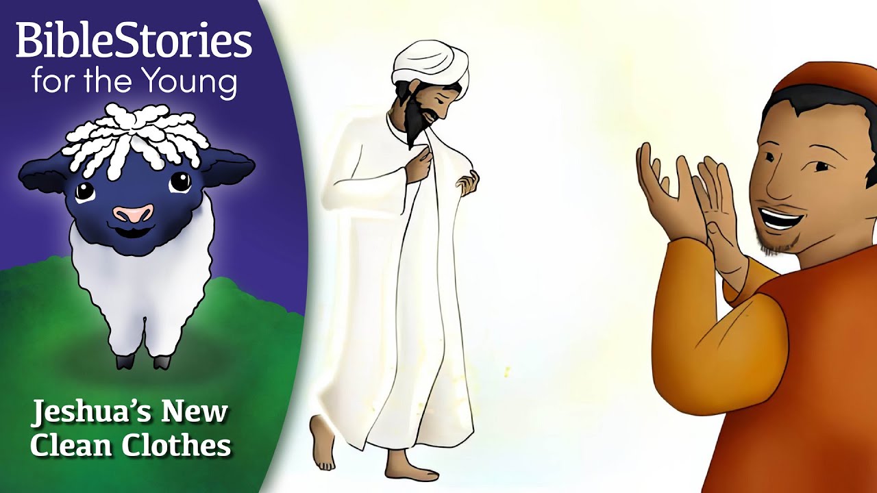 Day 204 Zechariah Sees: God Gives Jeshua New Clean Clothes ~ Daily Bible Stories for Children