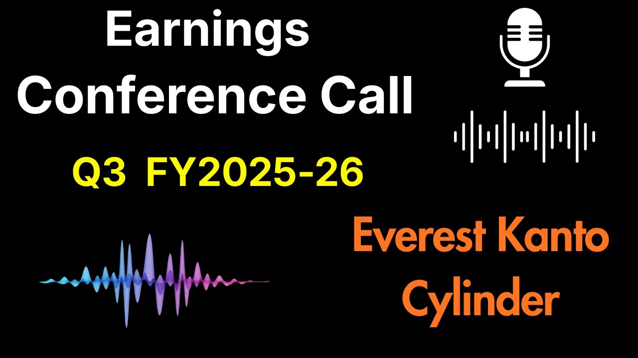 Everest Kanto Cylinder share Q3 FY2025-26 Earnings Conference Call ||